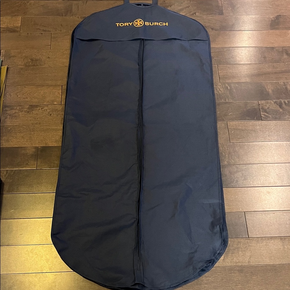 Tory Burch Blue Garment Bag with Gold Logo - Picture 4 of 5